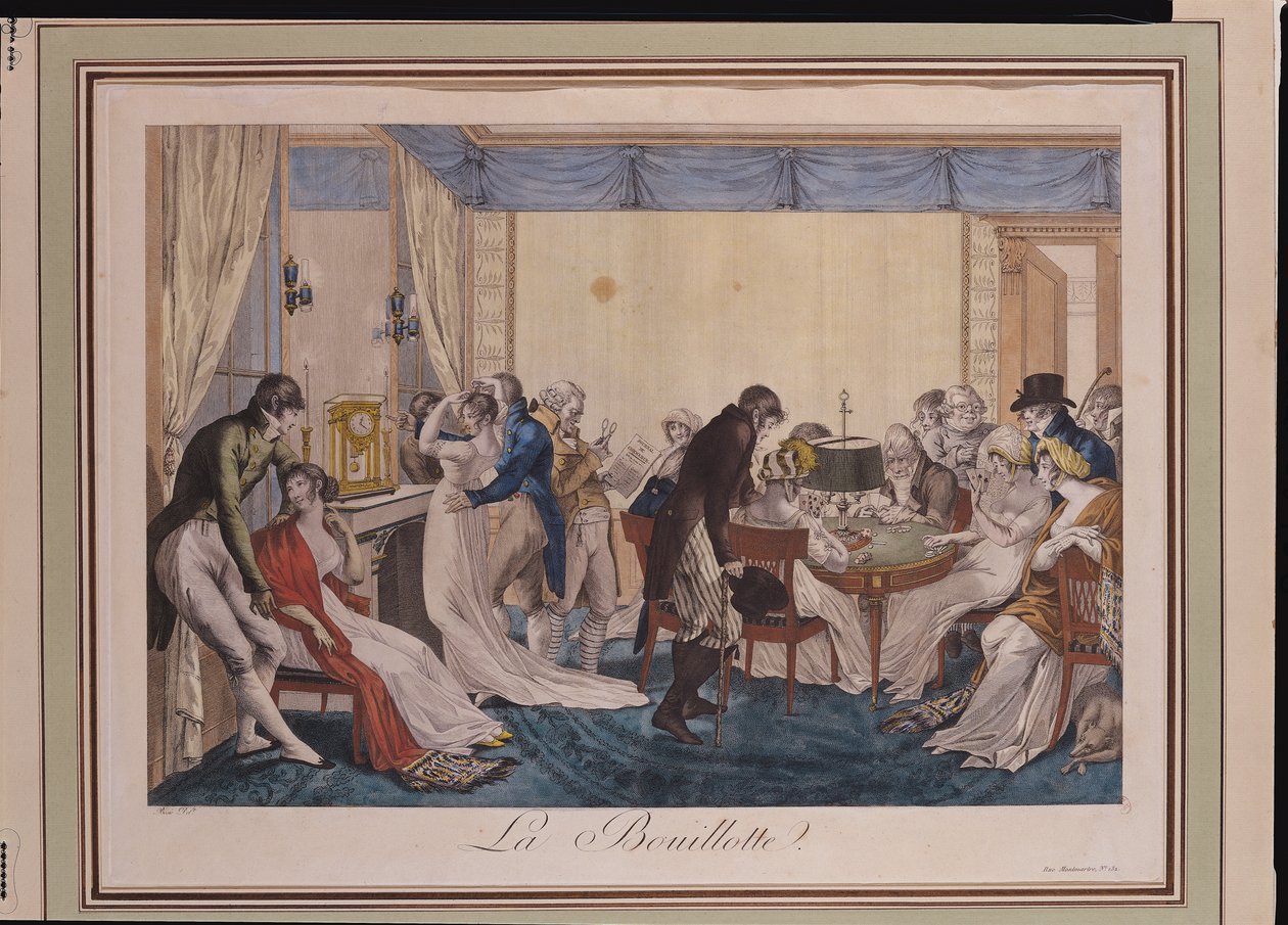 La Bouillotte，1798 作者 让·弗朗索瓦·博西奥