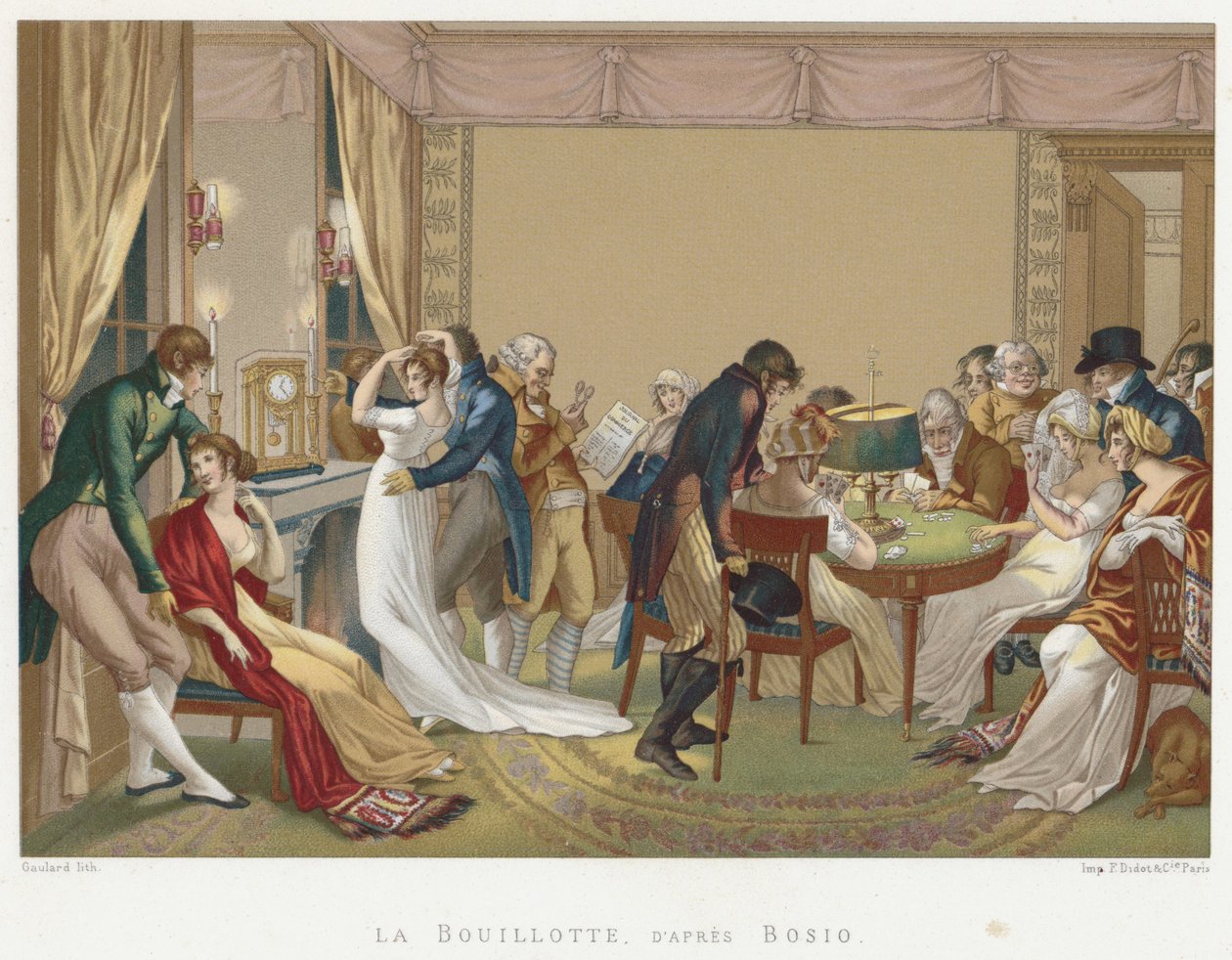 La Bouillotte，1798 作者 让·弗朗索瓦·博西奥