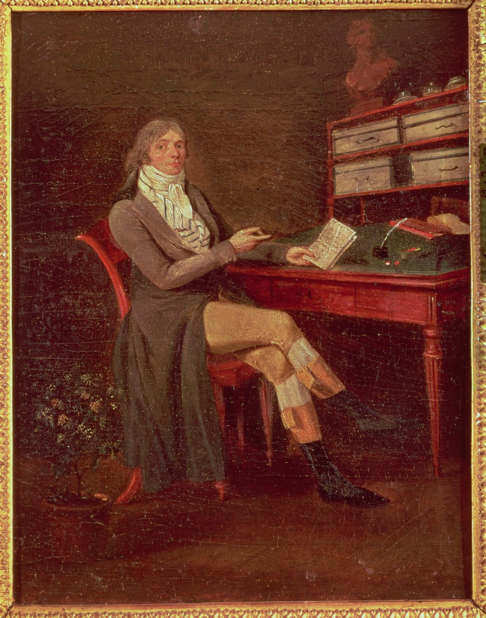 Talleyrand-Perigord的查尔斯·莫里斯的肖像（1754-1838） 作者 让·弗朗索瓦·加尼雷