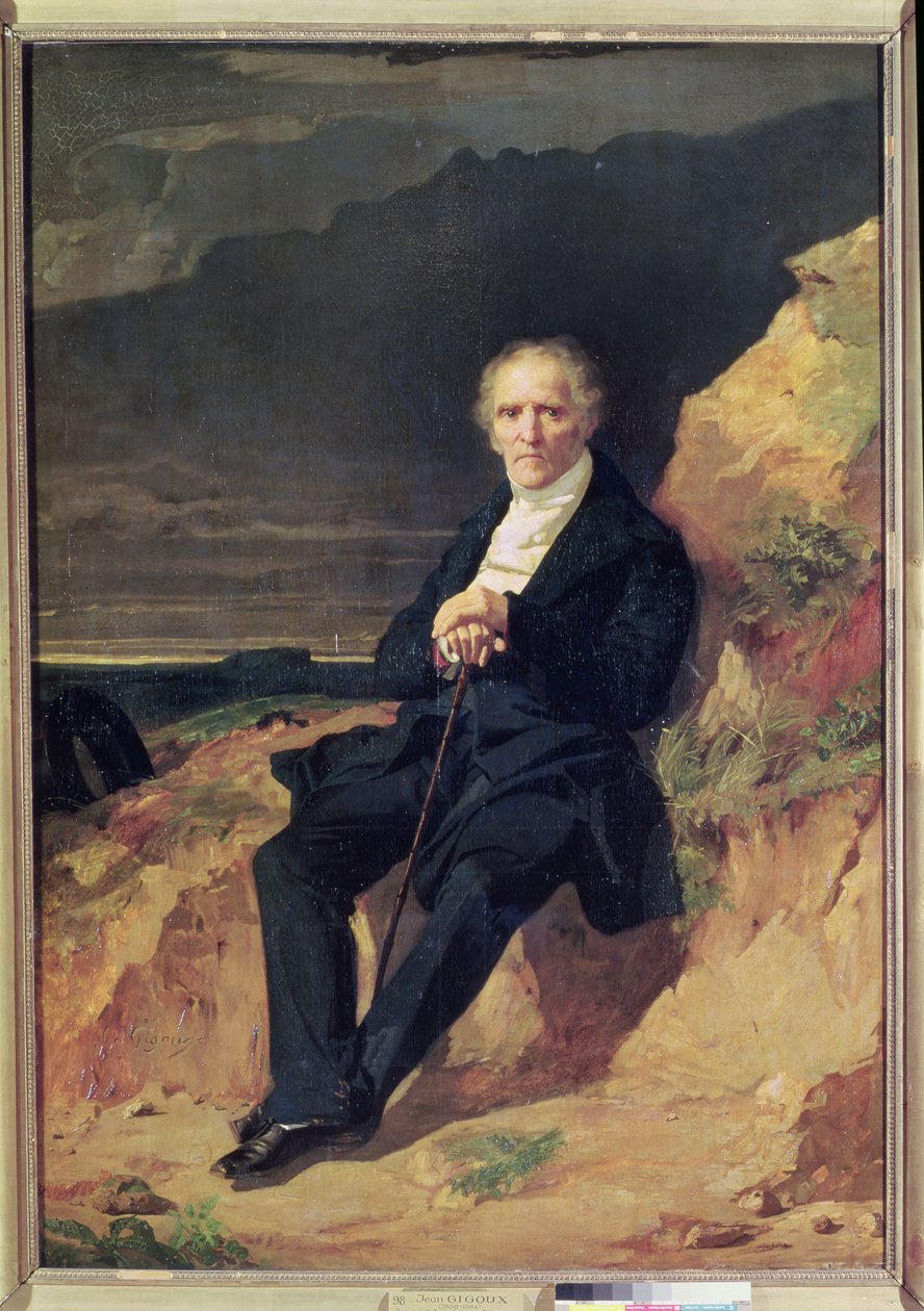 Charles Fourier的肖像（1772-1837） 作者 让·弗朗索瓦·吉古