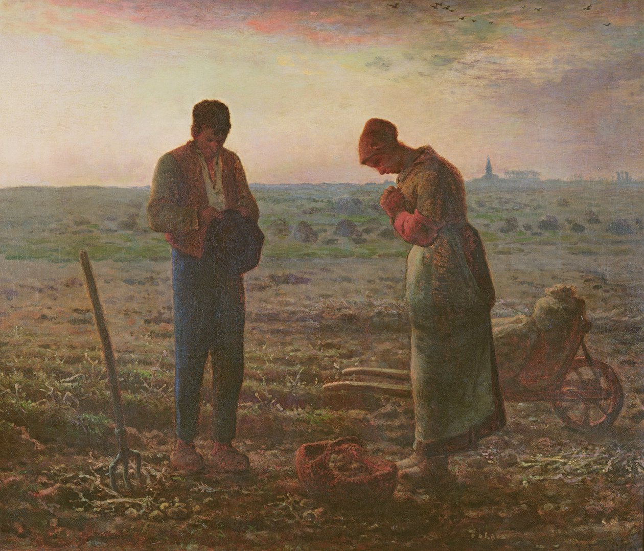 Angelus，1857-59 作者 让·弗朗索瓦·米勒