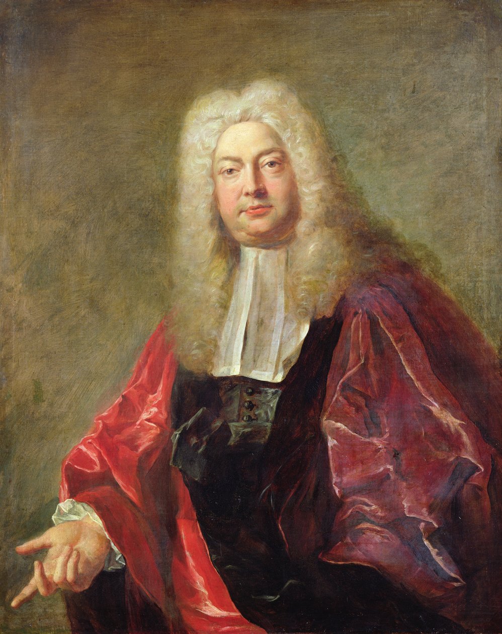 Jean Francois Bouquet，巴黎地方法官，1724年 作者 让·弗朗索瓦·德·特洛伊