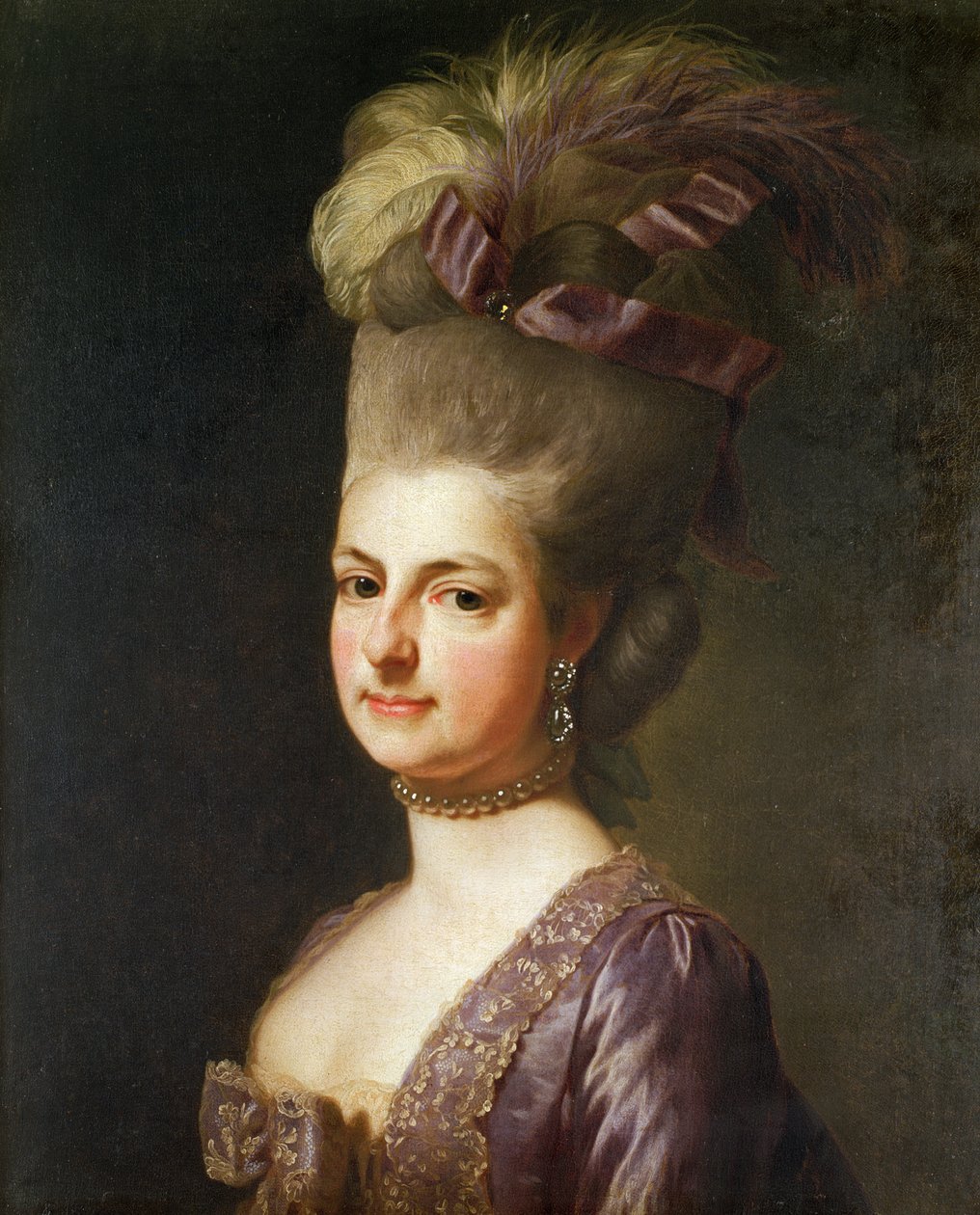 玛丽亚克里斯塔娜，奥地利的Arch Duchess，1730年 作者 让·弗朗索瓦·德·特洛伊