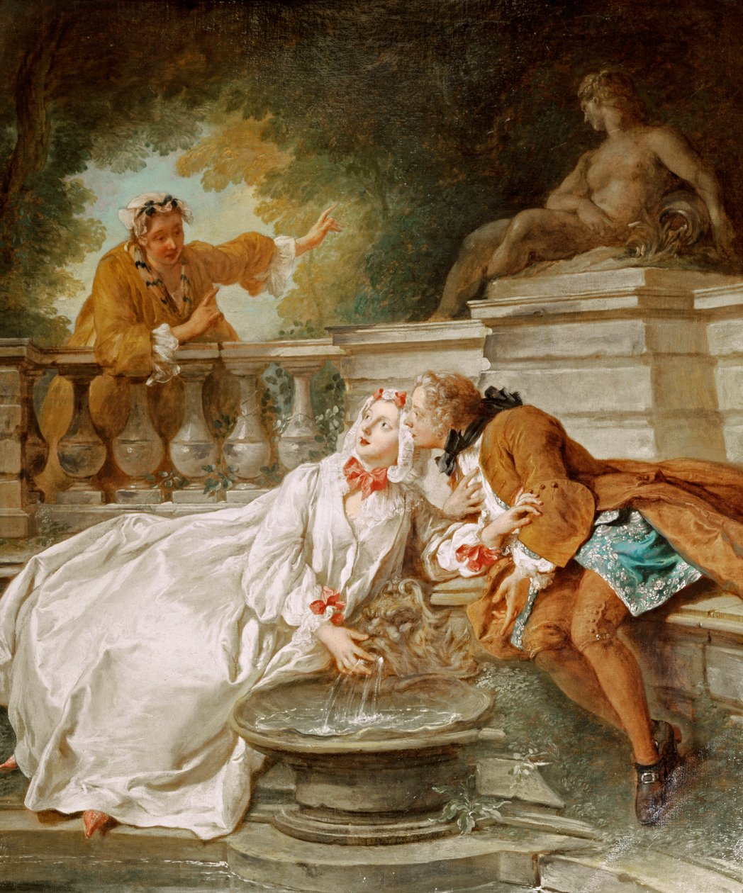 警报或La Gouvernante Fidele，1723年 作者 让·弗朗索瓦·德·特洛伊