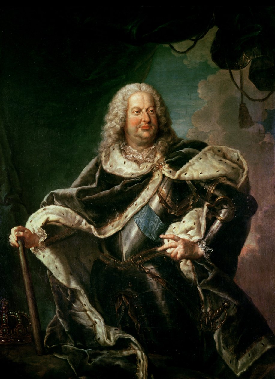 Stanislas Lesczinski（1677-1766）波兰国王 作者 让·吉拉尔代（Jean Girardet）