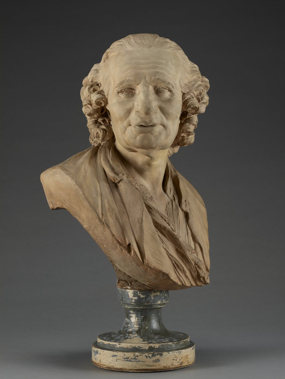 Alexis-Jean-Eustache Taitbout的半身像，1762年（石膏基座上的兵马俑） 作者 让·雅克·卡菲里（Jean Jacques Caffieri）