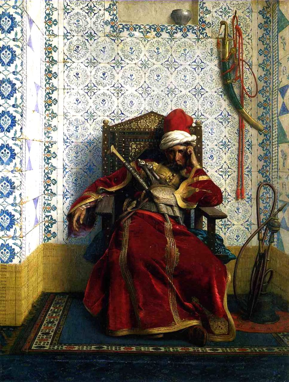 Markos Botsaris，1874年 作者 让·莱昂·杰罗姆