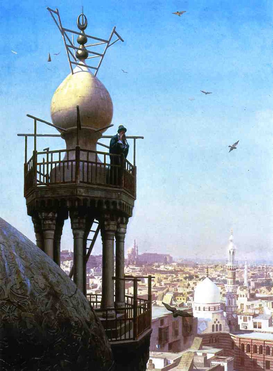 Muezzin Calling，1878 作者 让·莱昂·杰罗姆