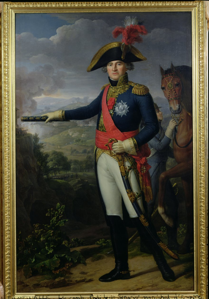 Jean Mathieu Philibert Serurier（1742-1819）帝国伯爵 作者 让·路易·兰努维尔