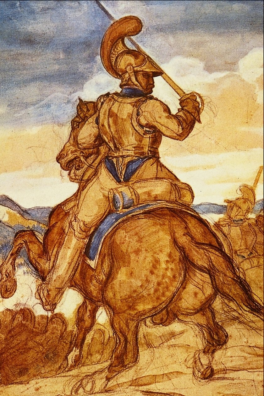 Carabineers的骑兵 作者 西奥多·杰里科（Theodore Gericault）