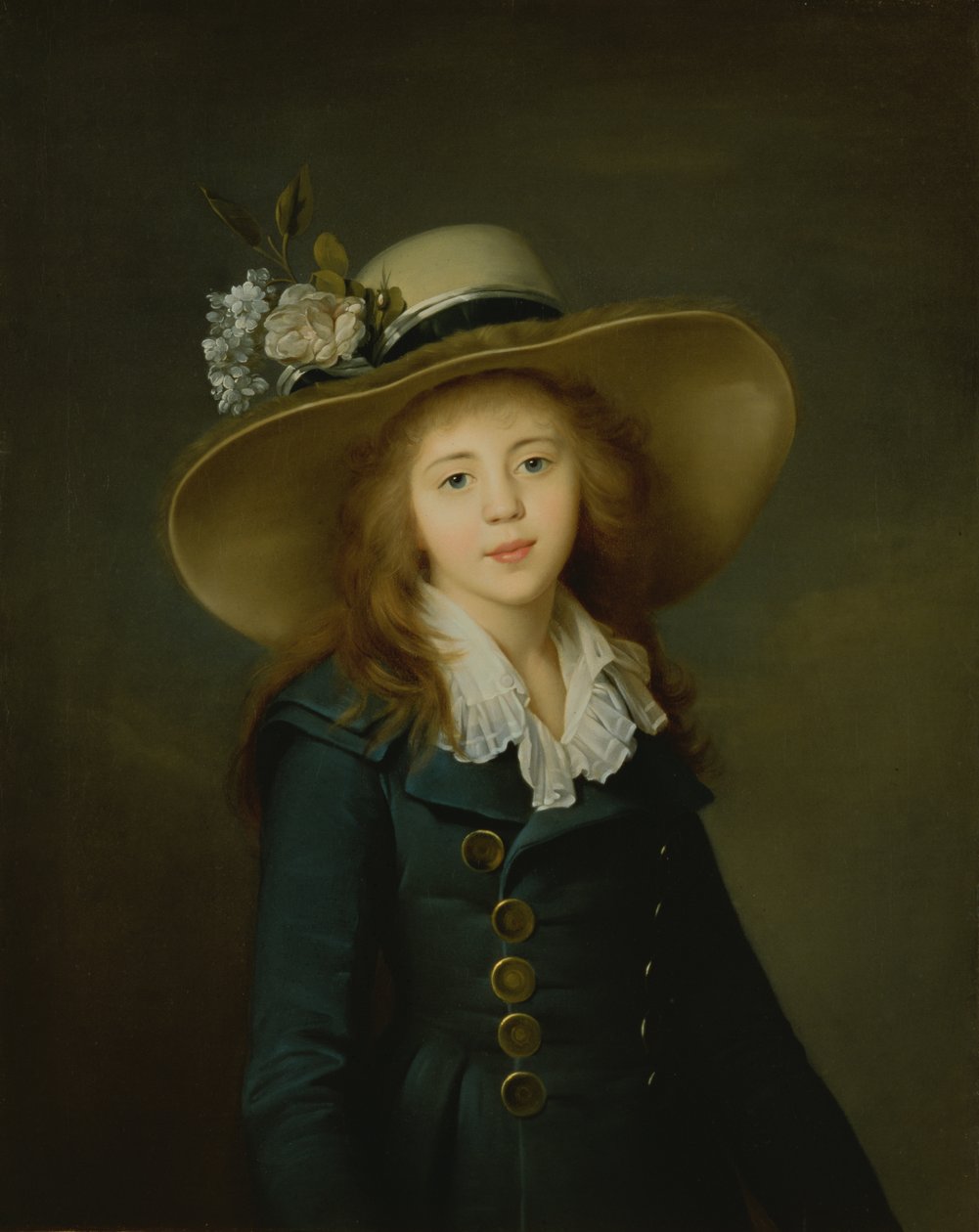 Ekaterina Stroganov画象作为孩子，1780-89 作者 让·路易·沃耶
