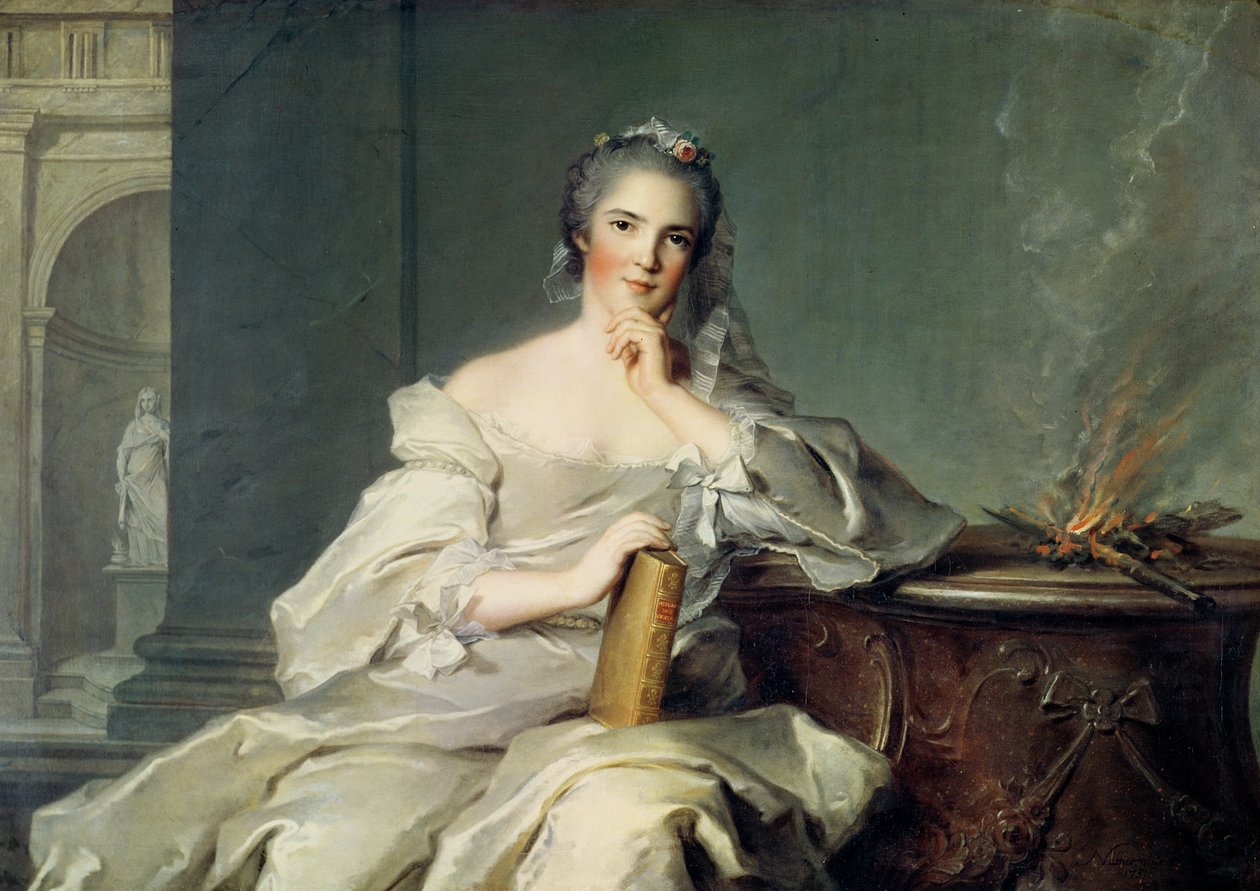Anne-Henriette de France，作为火的元素，1750-1 作者 让·马克·纳蒂尔