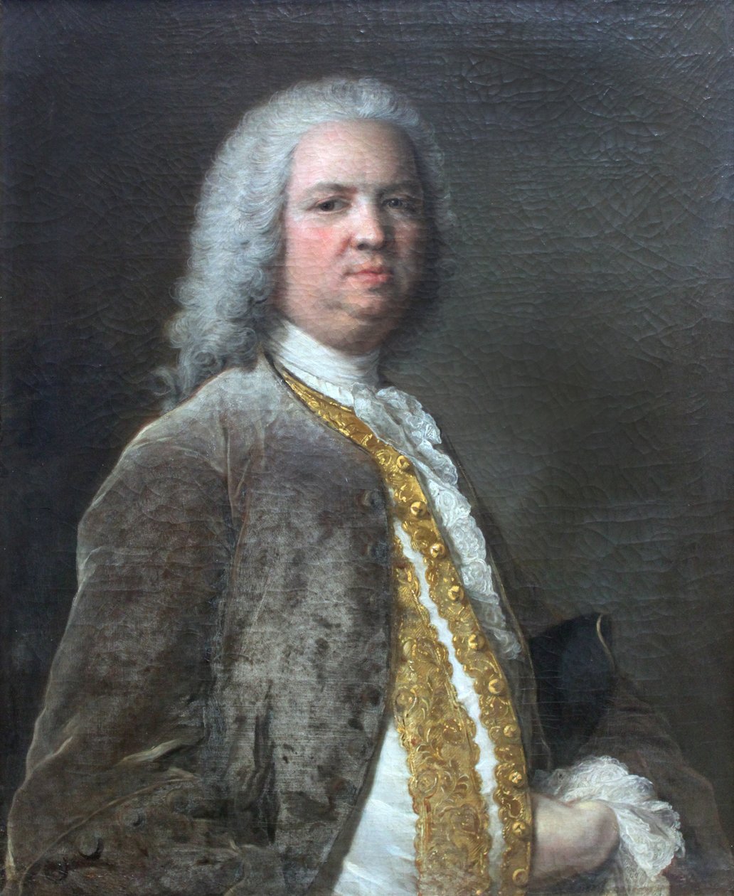法兰克福银行家Johann Georg Leerse（1691-1762）的肖像 作者 让·马克·纳蒂尔