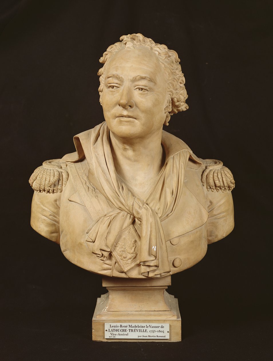 La Touche-Treville的路易斯半身像（1745-1804） 作者 让·马丁·雷诺
