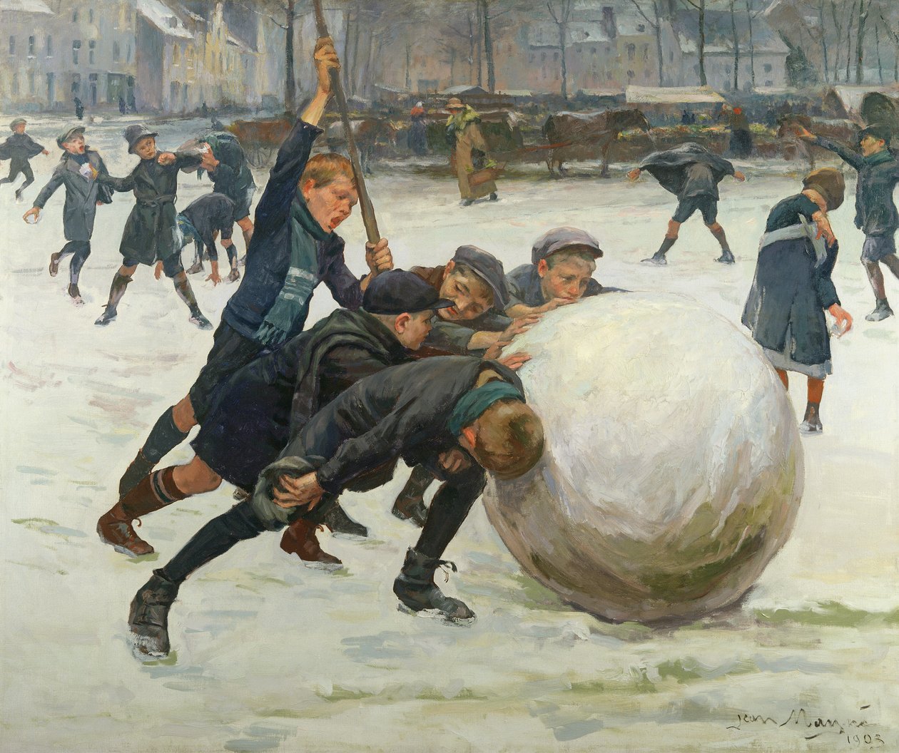 1903年的Giantest Snowball 作者 让·梅恩