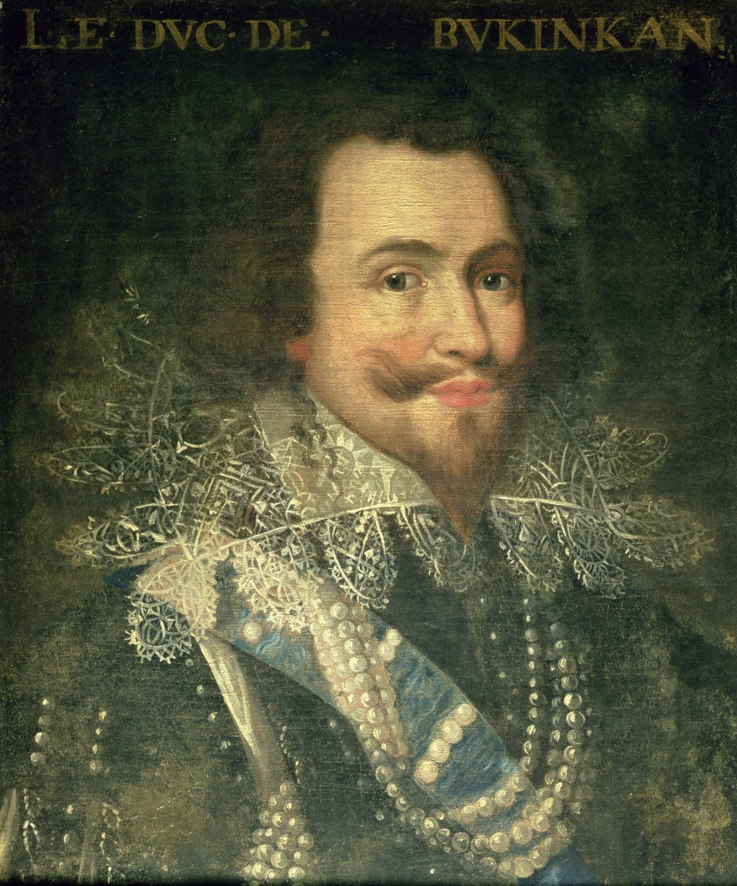 白金汉第一公爵George Villiers的肖像（1592-1628） 作者 让-洛朗莫斯尼尔