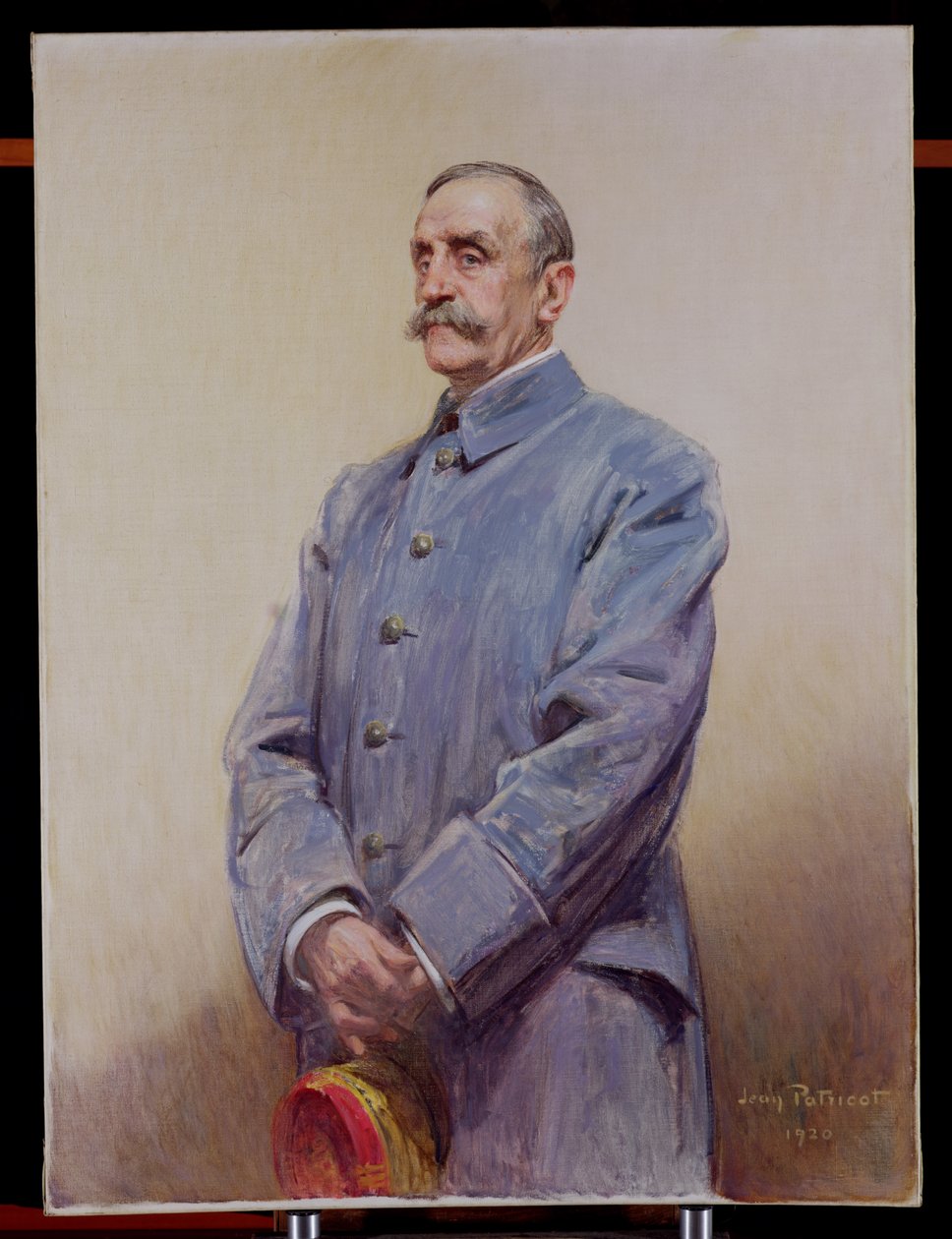 Marshal Ferdinand Foch（1851-1929）1920年的肖像 作者 让·帕特里科（Jean Patricot）