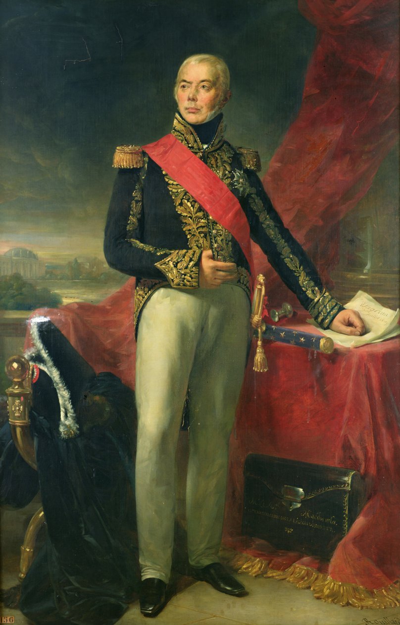 Etienne-Jacques-Joseph-Alexandre Macdonald（1765-1840）Tarentum公爵和法国元帅，1837年 作者 让·塞巴斯蒂安·鲁伊拉德（Jean Sebastien Rouillard）