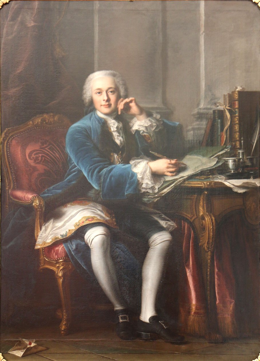 Joseph-FrançoisXavierde Seytres，科蒙侯爵的肖像 作者 让·瓦拉德