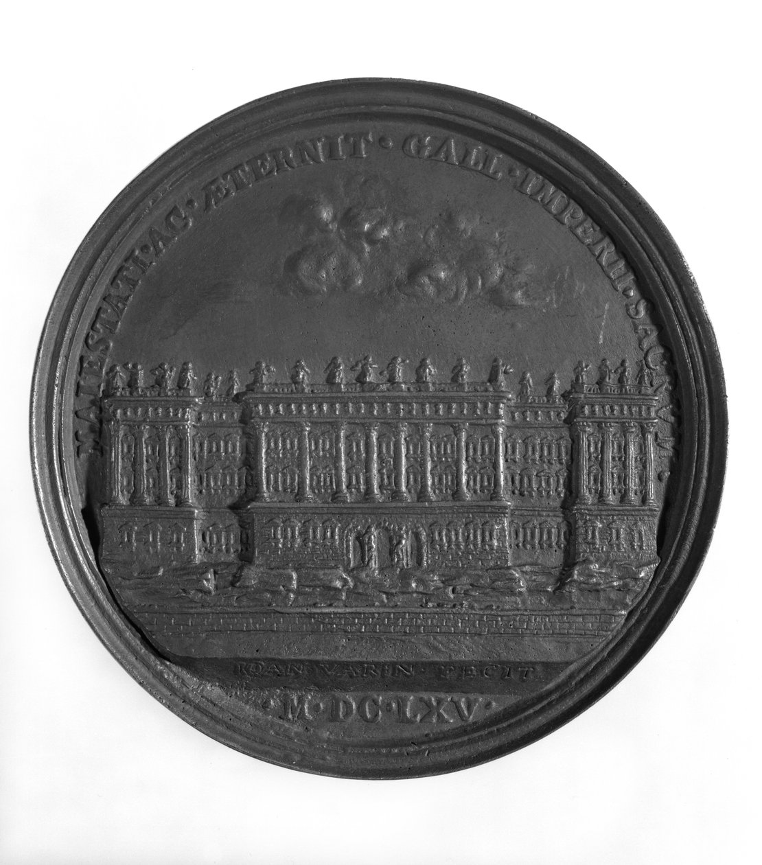 贝尼尼为卢浮宫设计的奖章，1665（金色） 作者 让·沃林