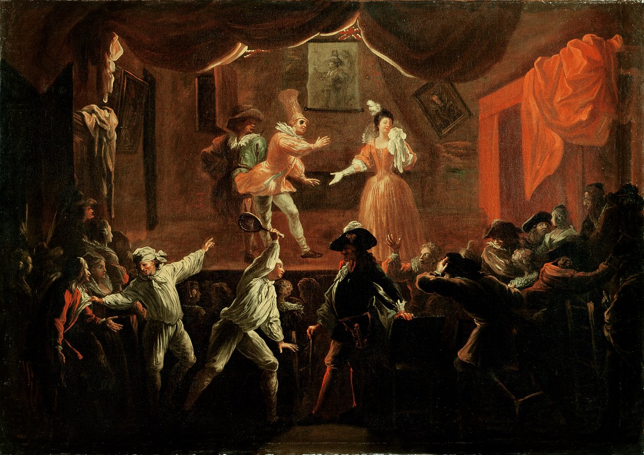Paul Scarron（1610-60）1712-16的“罗马风骚”场景 作者 让·德·库洛姆