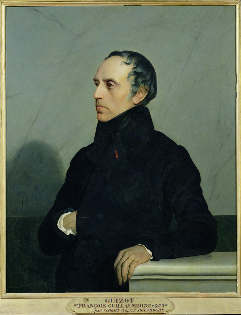 Francois Guizot（1787-1874）在保罗·德拉罗什（1797-1856）的绘画之后（1787-1874）c.1878 作者 杰汉·乔治斯·维伯特