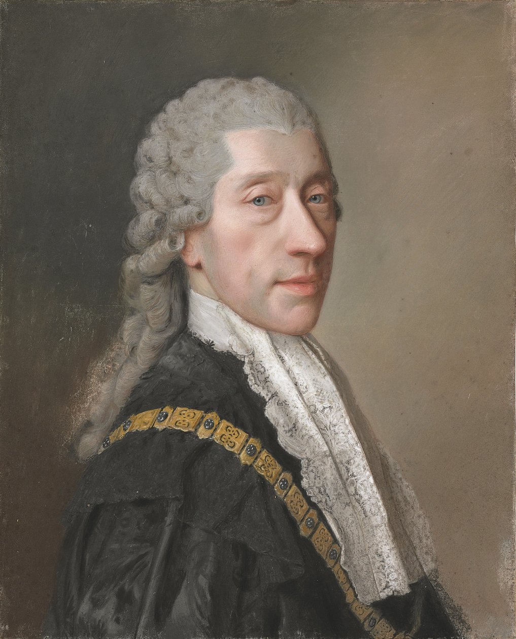 Wenzel Anton Graf Kaunitz伯爵的肖像 作者 让·埃蒂安·利奥塔