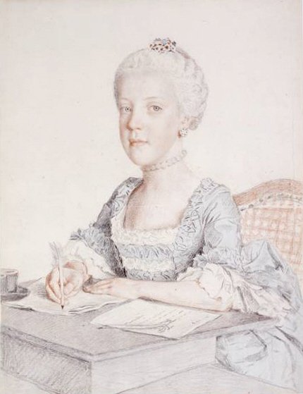Archduchess Johanna Gabriele的肖像 作者 让·埃蒂安·利奥塔