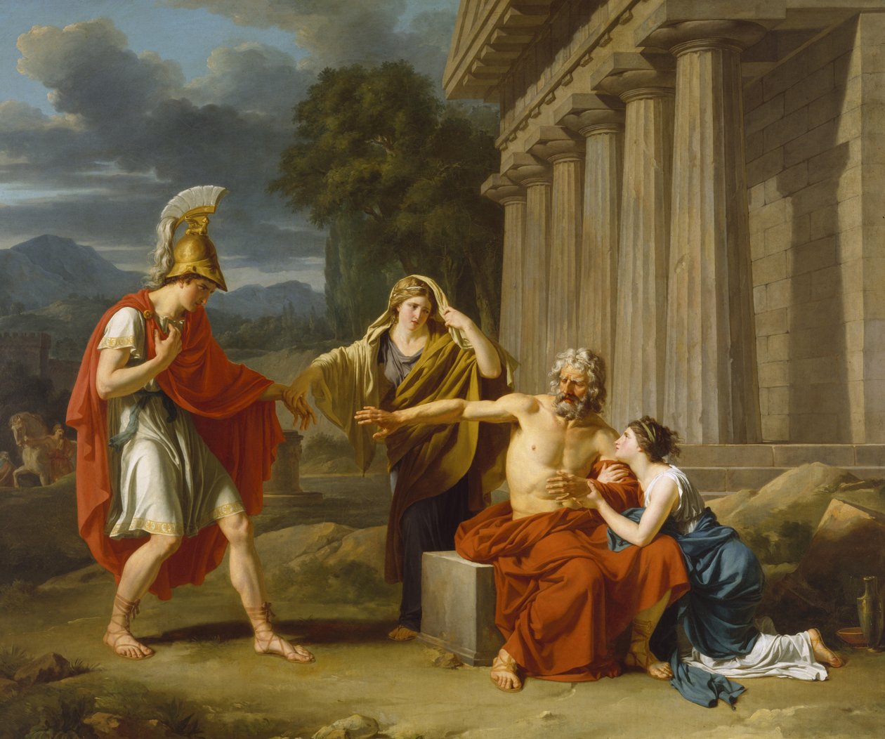 安提戈涅 作者 让·安托万·塞奥多·吉罗斯（Jean-Antoine-ThéodoreGiroust）