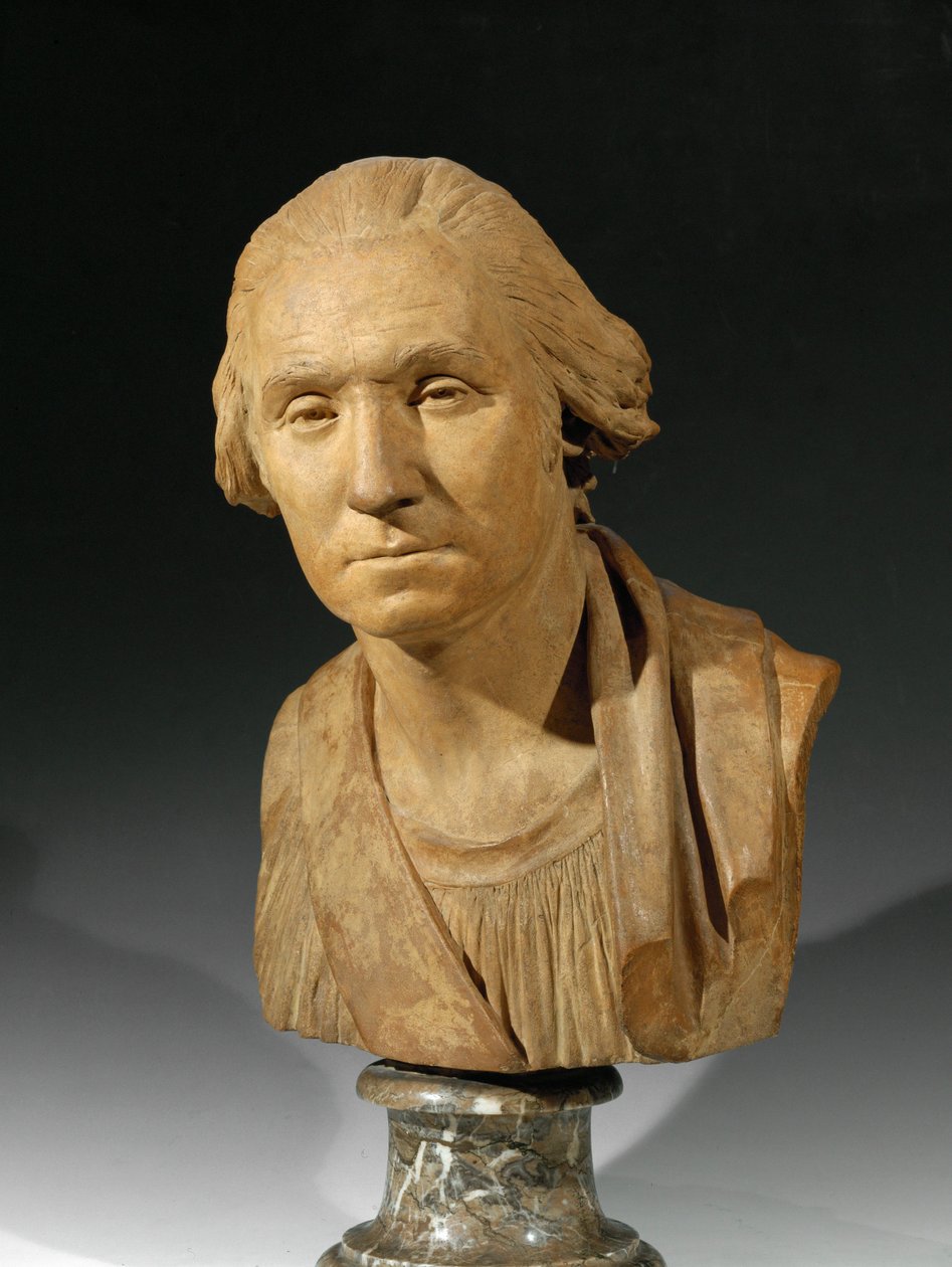 乔治-华盛顿，美国第一任总统 ... 作者 让·安托万·胡顿（Jean-Antoine Houdon）