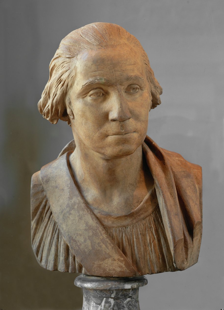 乔治-华盛顿，美国第一任总统 ... 作者 让·安托万·胡顿（Jean-Antoine Houdon）