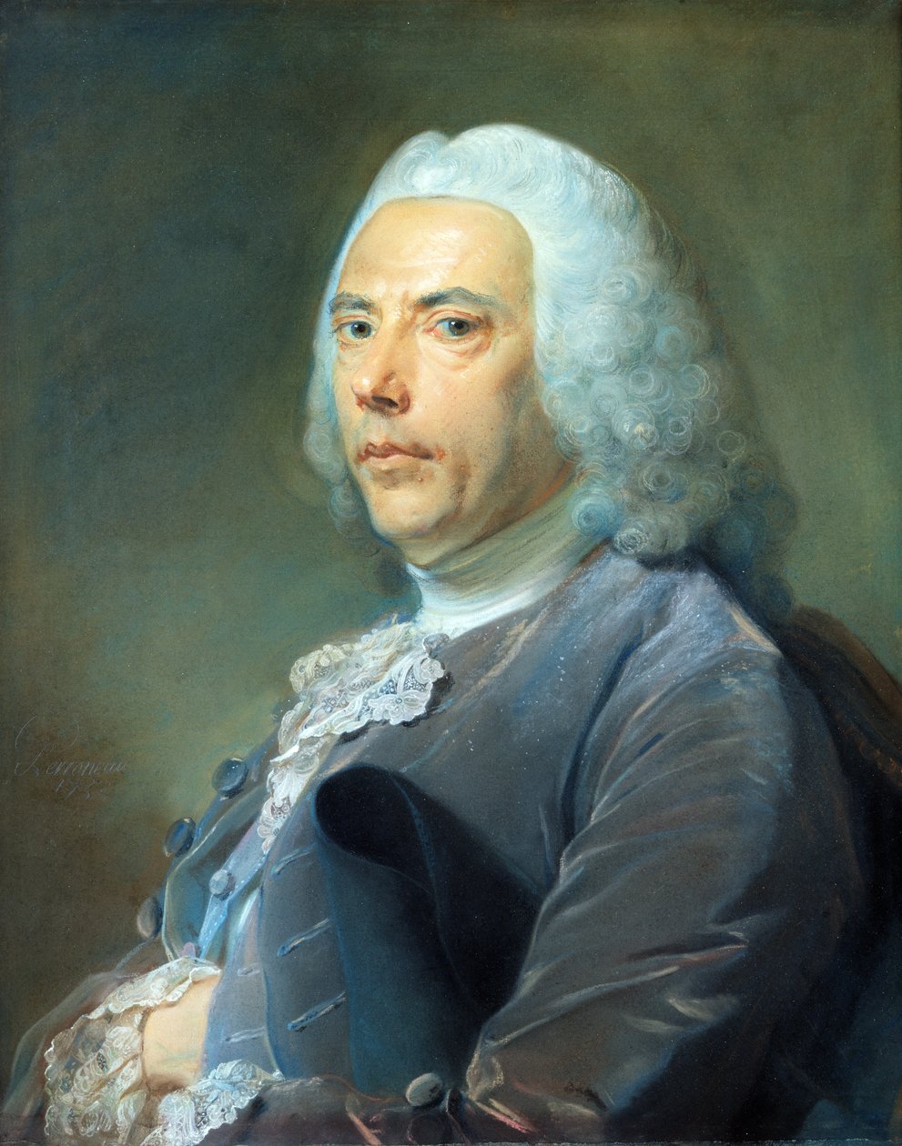 Pierre Bouguer（1698-1758）1753（粉彩纸） 作者 让-巴蒂斯特·佩罗诺