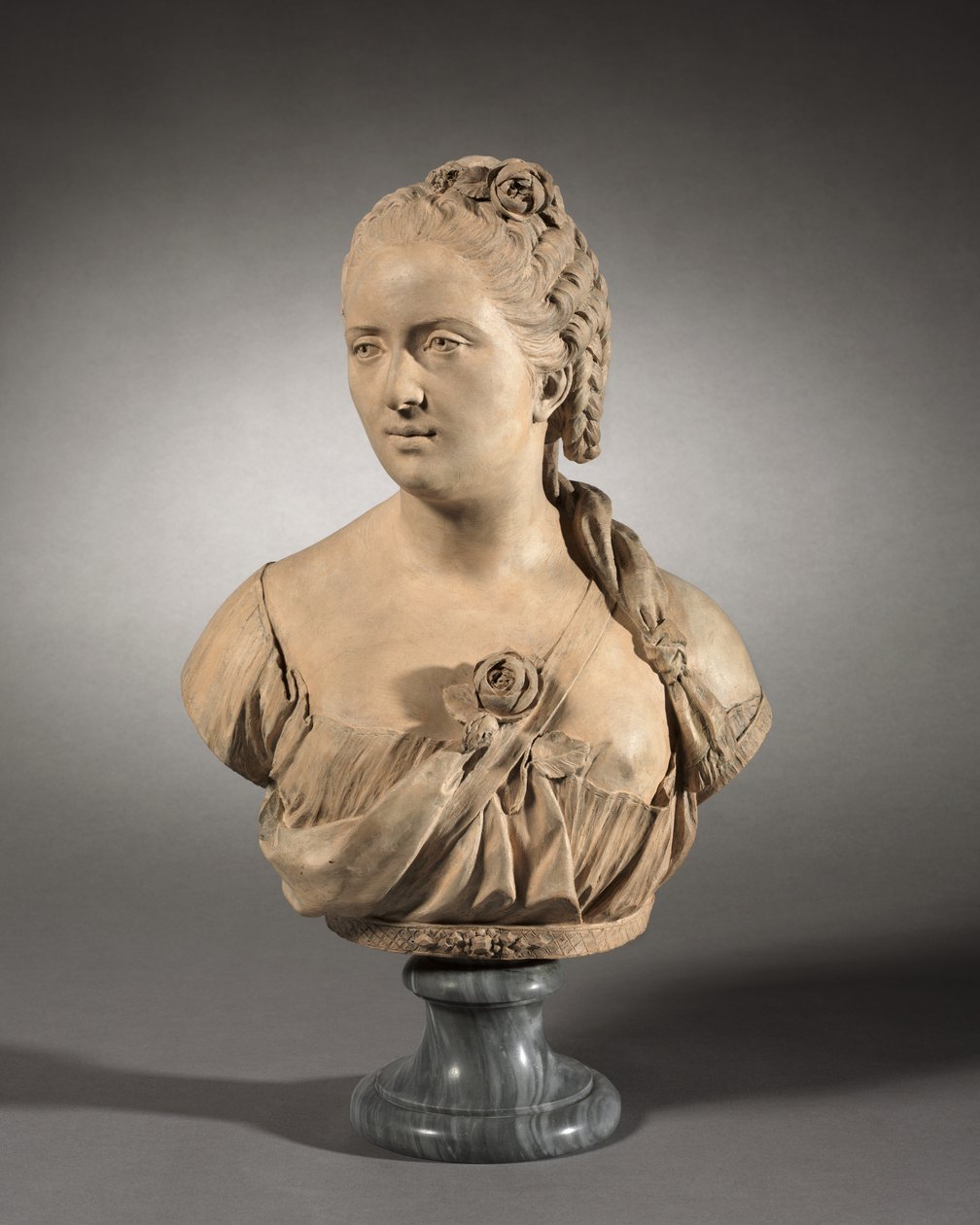 女人肖像，1759年 作者 让·巴蒂斯特·德菲涅克斯