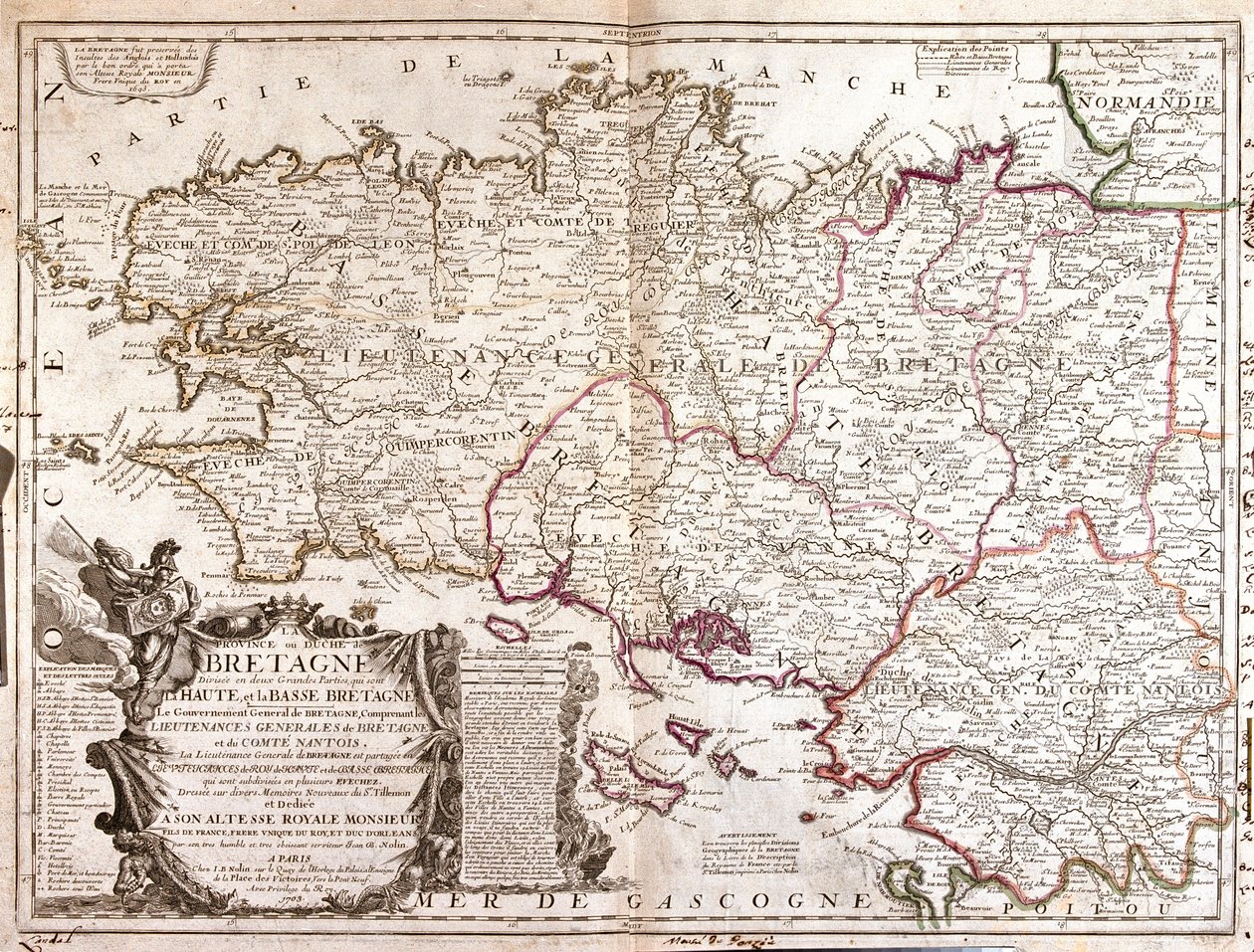法国东部卢瓦尔河畔布列塔尼 作者 让·巴蒂斯特·诺林（Jean Baptiste Nolin）