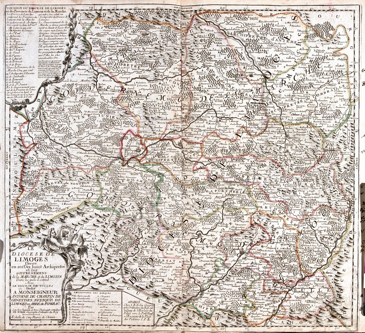 Limousin, Aquitaine, Centre (surroundings Limoges) , 法国 作者 让·巴蒂斯特·诺林
