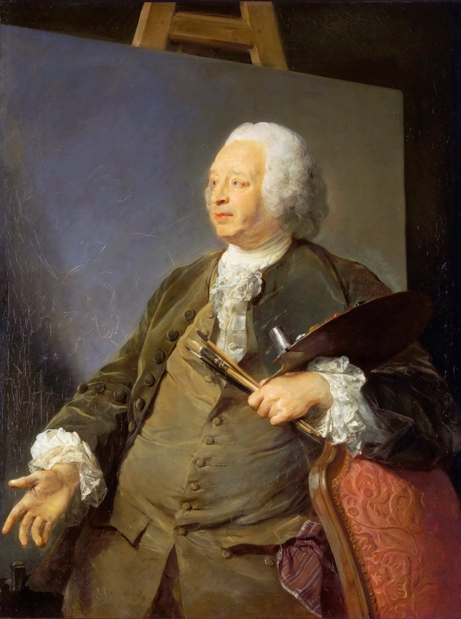 让-巴蒂斯特·奥德瑞（Jean-Baptiste Oudry）的肖像 作者 让-巴蒂斯特·佩罗诺