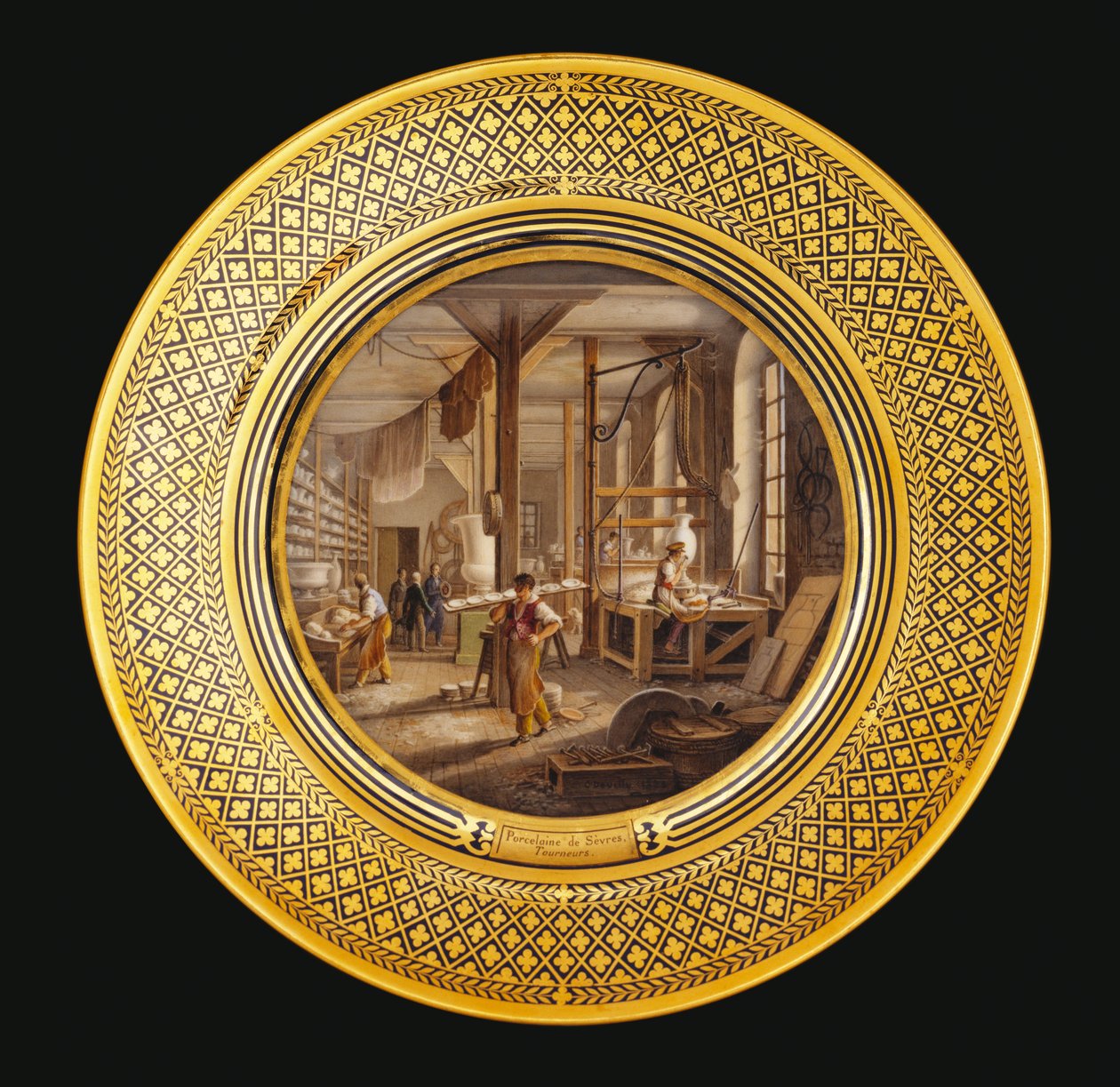 塞夫雷斯瓷器，约1820年1835年（瓷器） 作者 让·查尔斯·德维尔（Jean Charles Develly）