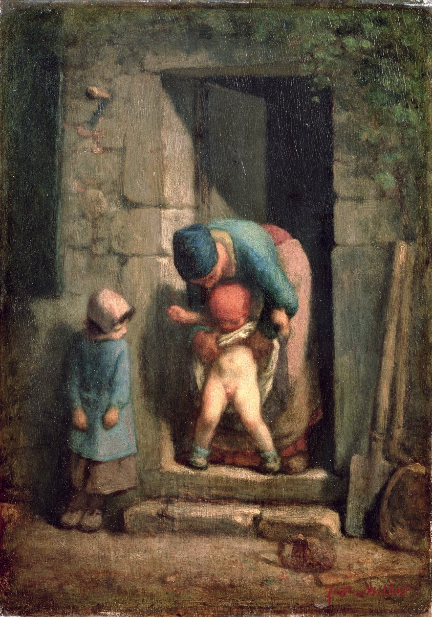 孕产妇保健，1855-57 作者 让·弗朗索瓦·米勒