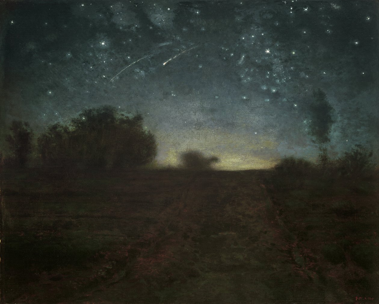 星夜，1850-65 作者 让·弗朗索瓦·米勒