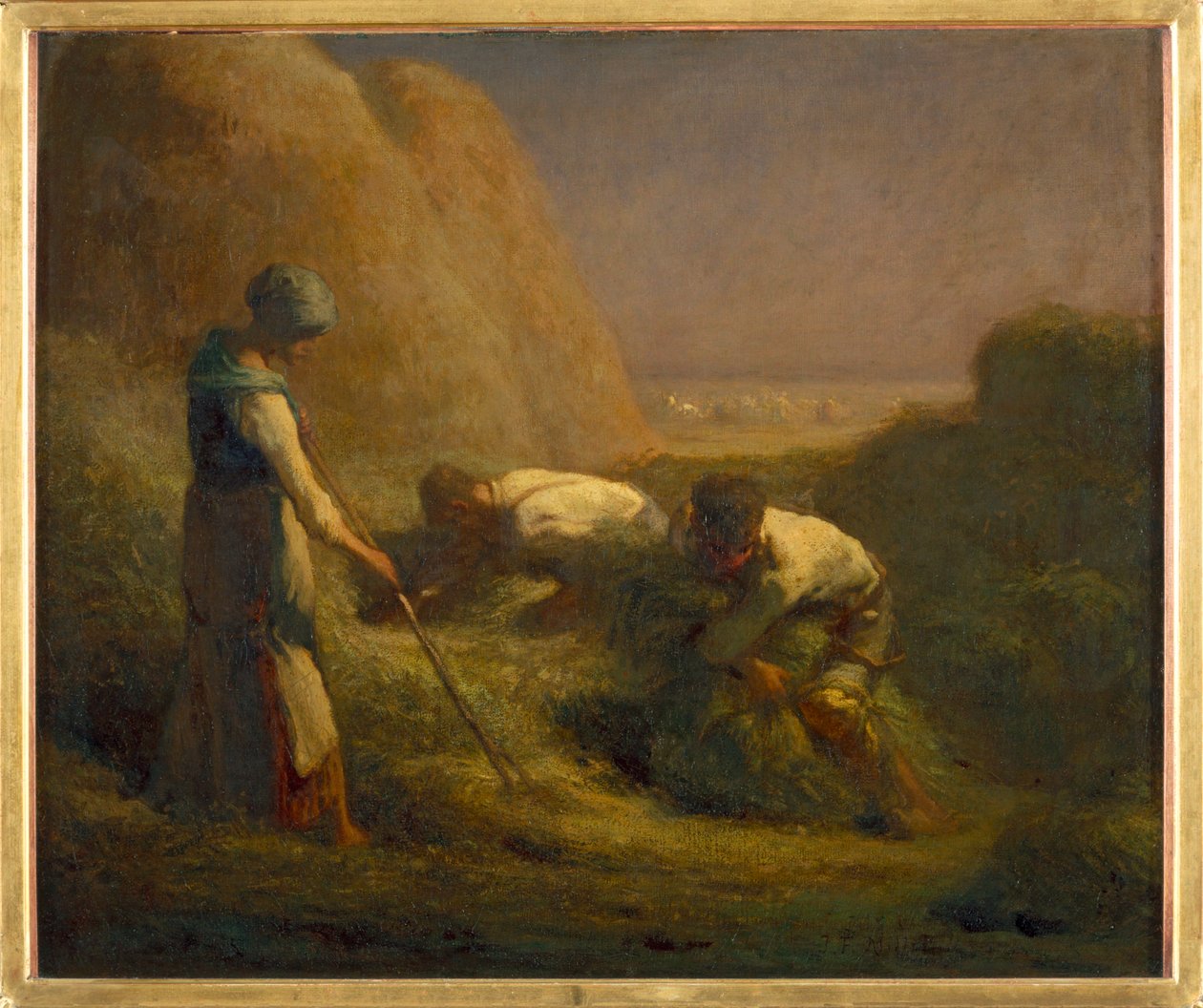 Les botteleurs de foin - The haymakers.1850-1851 ... 作者 让·弗朗索瓦·米勒