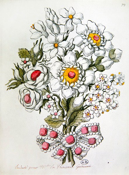 宝石花束 作者 Jean-Henri-Prosper (after) Pouget