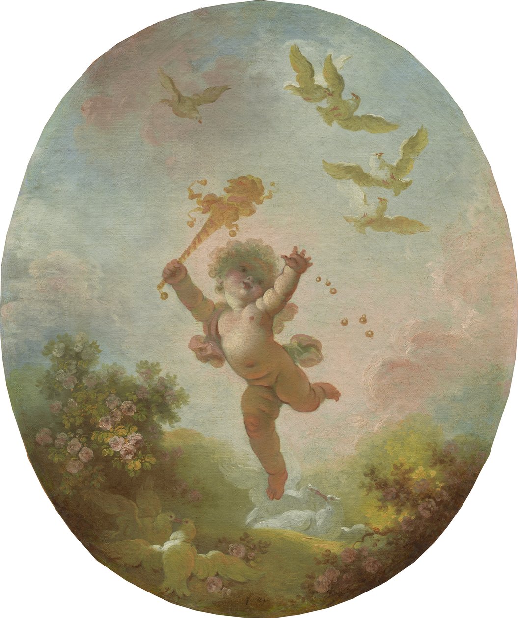 喜欢愚蠢，c.1773-76 作者 让·奥诺雷·弗拉戈纳尔