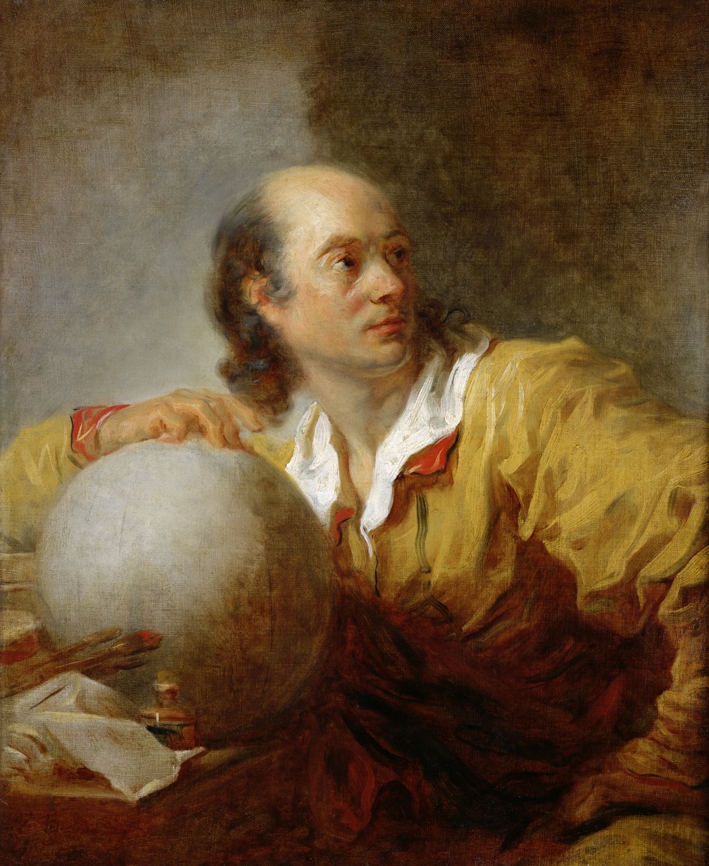 约瑟夫·杰罗姆·勒弗朗索瓦·拉兰德（Joseph-Jerome Lefrancois Lalande）（1732-1807）（布面油画） 作者 让·奥诺雷·弗拉戈纳尔