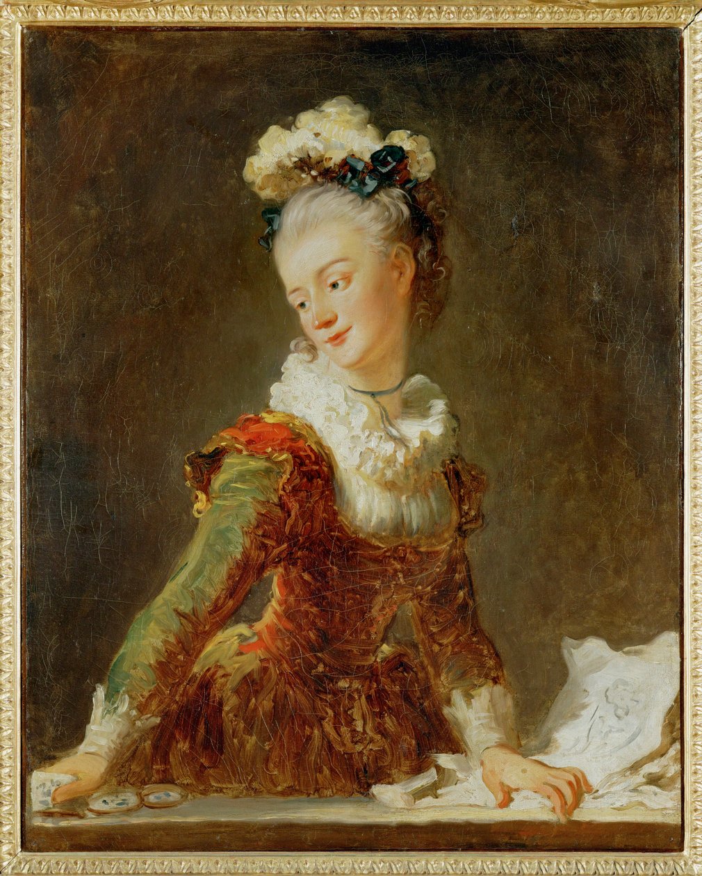 Marie-Madeleine Guimard，巴黎歌剧院首席芭蕾舞演员 ... 作者 让·奥诺雷·弗拉戈纳尔