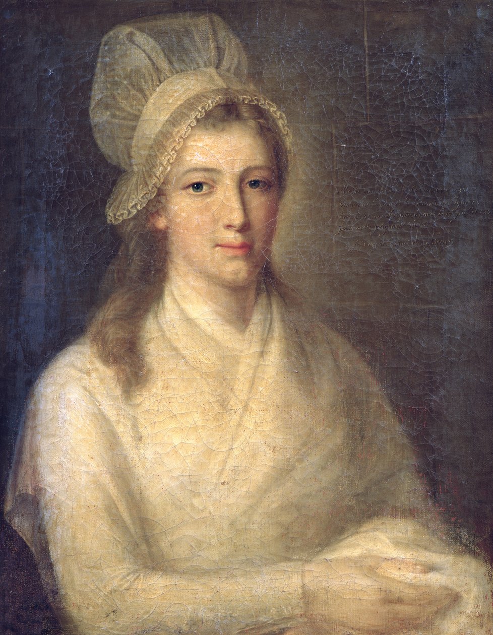 夏洛特·科迪（1768-93）（布面油画） 作者 让·雅克·豪尔（Jean Jacques Hauer）