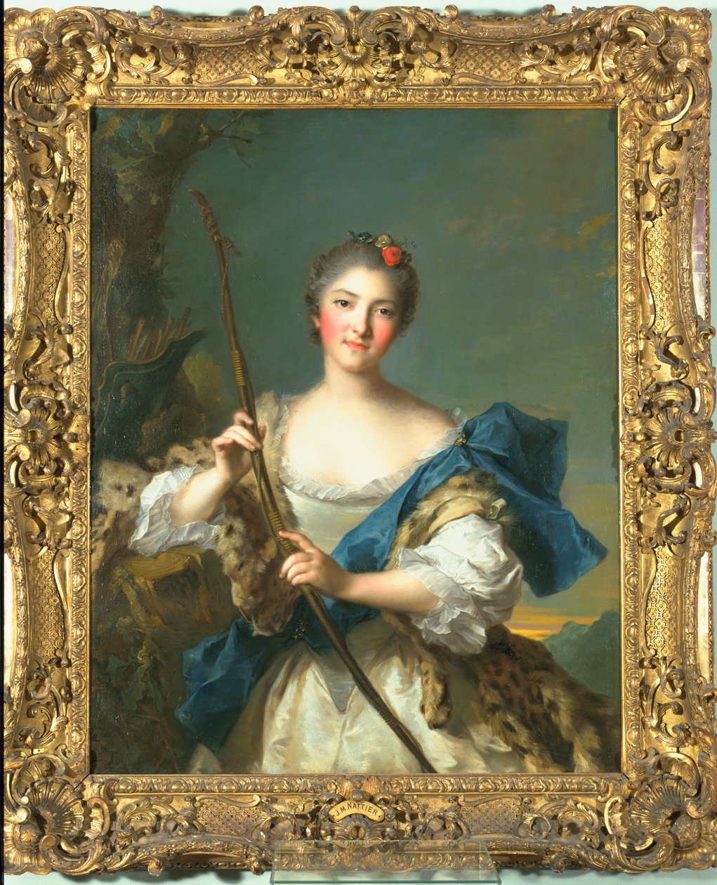 1742年，戴米亚娜小姐成为米蒂乌小姐 作者 让·马克·纳蒂尔