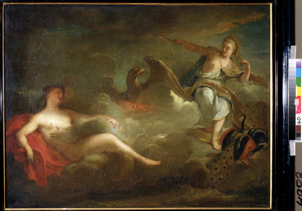 木星、朱诺和木卫一。让-马克-纳蒂埃（Jean-Marc Nattier）的画作 作者 让·马克·纳蒂尔
