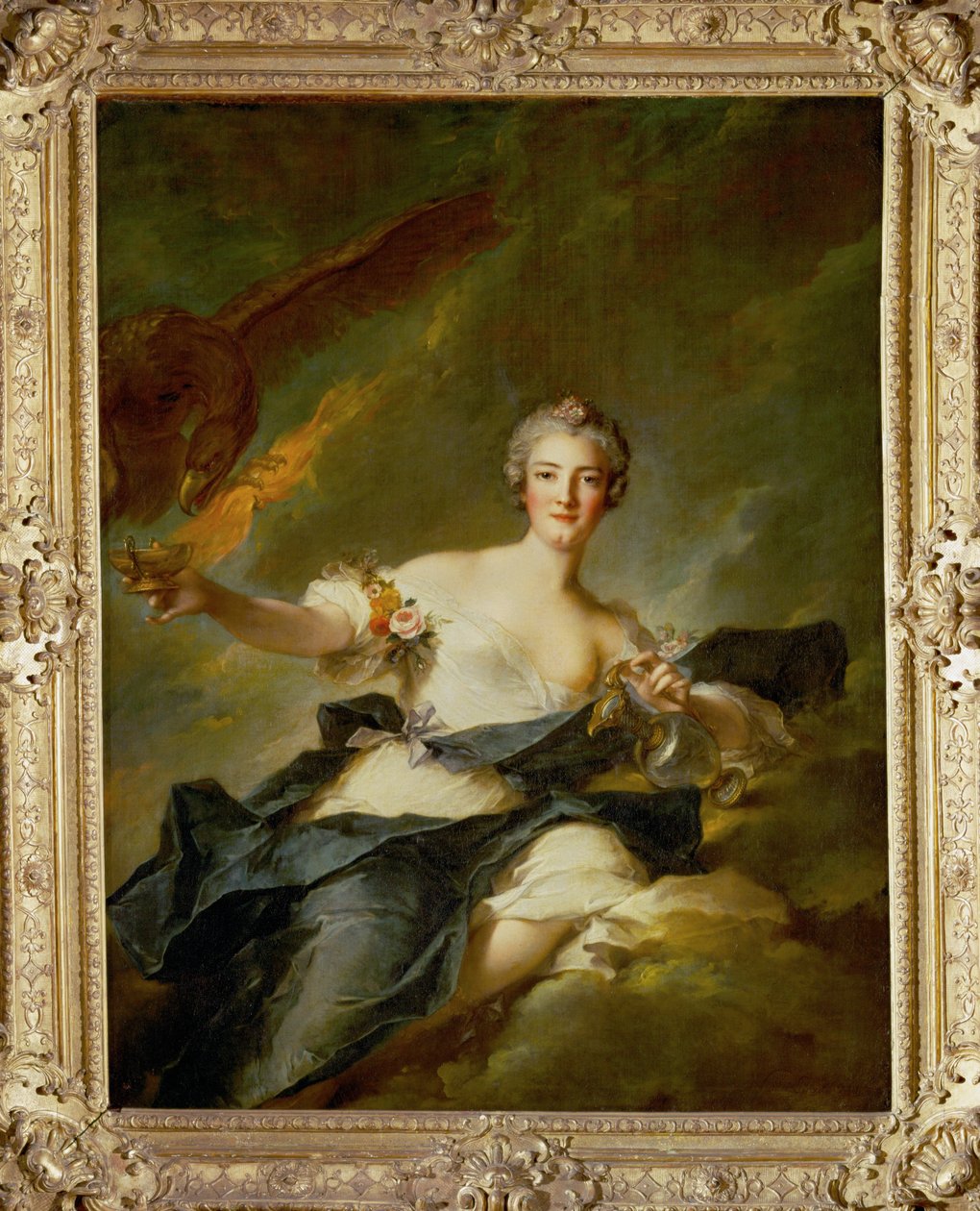 La duchess de Chaulnes represente en Hebe - 肖恩公爵夫人扮演希伯来人... 作者 让·马克·纳蒂尔