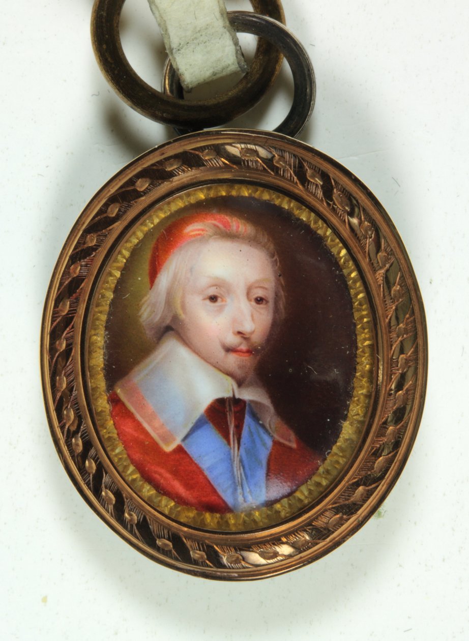 Armand-Jean Du Plessis，红衣主教，黎塞留公爵（珐琅） 作者 吉恩（学校）佩蒂托