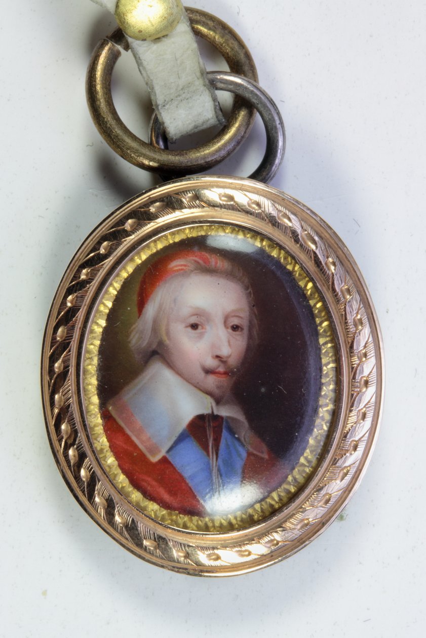 Armand-Jean Du Plessis，红衣主教，黎塞留公爵（珐琅） 作者 吉恩（学校）佩蒂托